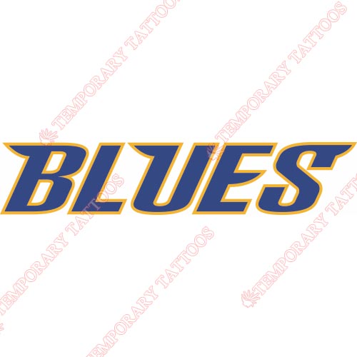 St.Louis Blues Customize Temporary Tattoos Stickers NO.322